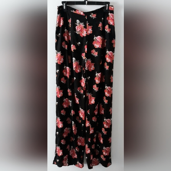 Rock&Roll Cowgirl Floral Wide Leg Pants - Picture 4 of 7